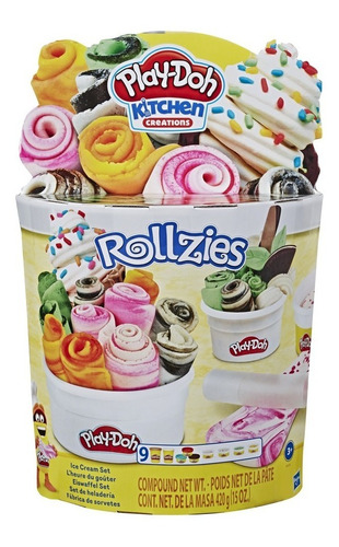 Play Doh Kitchen Creations Rollzies Fábrica De Sorvetes 