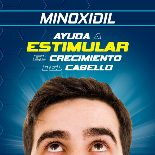 Imagen 2 de 8 de Minoxidil 5% Tratamiento Crecimiento Cabello Y Barba 60ml