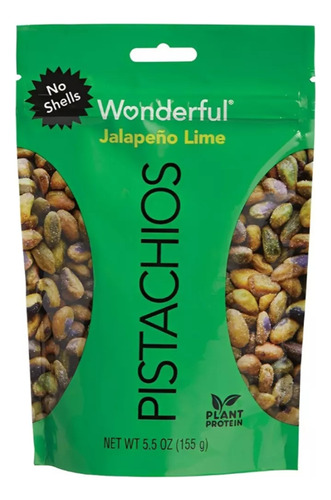 Pistaches Sin Cáscara Wonderful Jalapeño Limón Pistachios