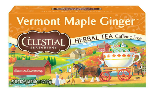 Te Jengibre Vermont Maple Ginger Celestial Seasonings 