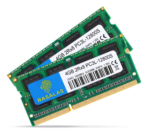 8 Gb (2 X 4 Gb) Pc3l-12800s Ddr3l 1600mhz 4gb Ram Ddr3l Pc3l