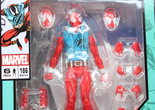 Sin Abrir Mafex Scarlet Spider (comic Ver.) Spiderman-man (Usado)
