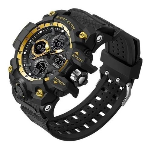 Reloj táctico original Sanda 6021 Military Shock para hombre