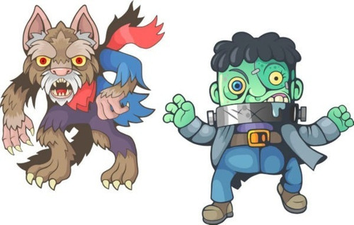Vectores Para Halloween Dia De Muertos Cdr Character Set