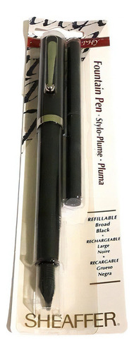 Caneta Caligrafia Sheaffer Calligraphy Fountain Pen Preta