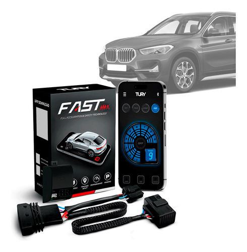 Módulo Acelerador Pedal Fast Com App Bmw X1 2017 18 19 20 21