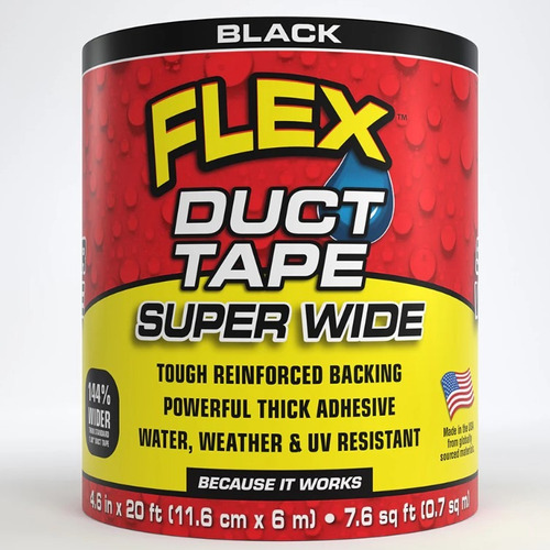 Cinta Gaffer Flex Tape Negro 