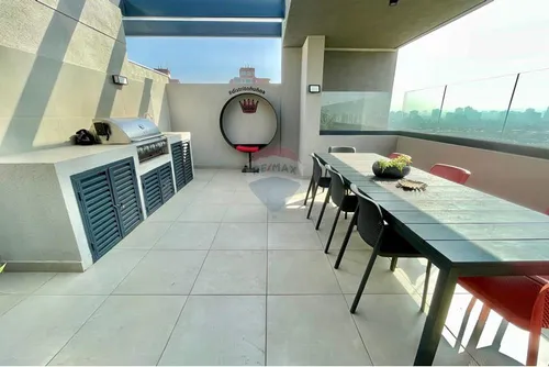 Estudio Nuevo Con Amplio Balcón En Ñuñoa, Piso 4