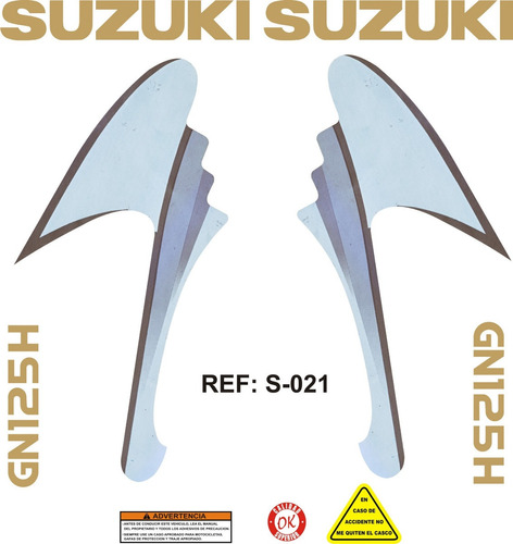 Calcomania Suzuki Gn 125h 