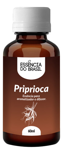 Essência De Priprioca 60ml Para Aromatizadores E Difusores