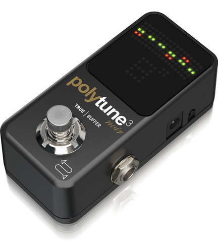 Imagem 4 de 4 de Pedal Afinador Tc Electronic Polytune 3 Noir Mini Preto + Nf