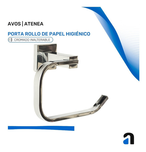 Imagen 5 de 10 de Porta Papel Higiénico Baño 100% Metal / Avos Atenea Sale