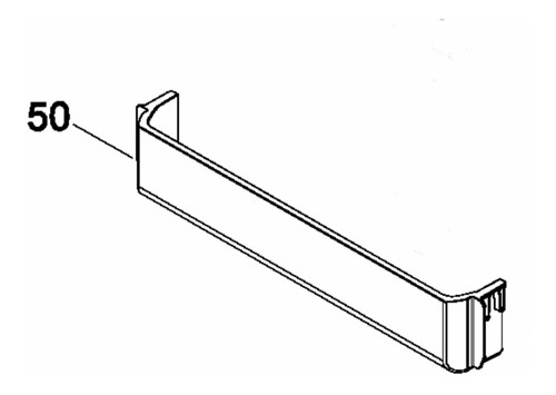 Anaquel Botellas Para Refrigerador Mabe (66) 225d6152p001