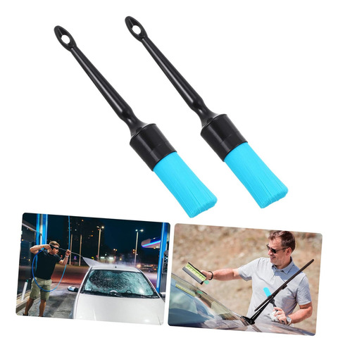 Cepillo De Doble Cabezal Para Limpieza De Automóviles, 2 Cep