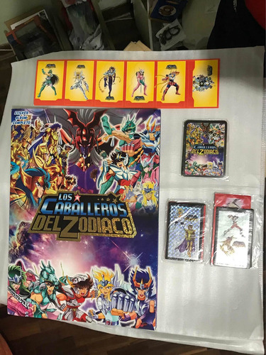 Album Caballeros Zodíaco Oro Completo Saint Seiya Versión Sp