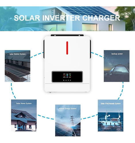 Wifi Inversor Solar Híbrido On/off-grid 4.2kw 60hz 110-240v