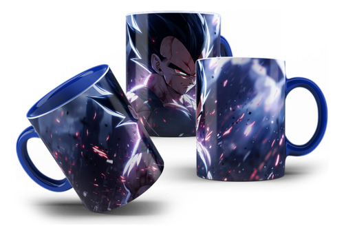 Caneca De Porcelana Clássica Dragon Ball Evil Vegeta