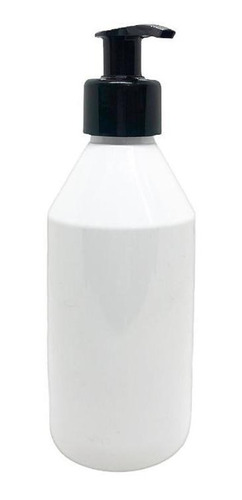 Envase Plastico 250 Cc Blanco C Valvula Cremera Negra X20