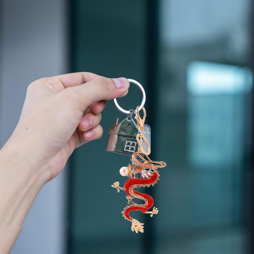 Chaveiro De Dragão Para Carro, Decoração Suspensa, Bolsa
