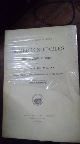 Libro Hombres Notables De La República Oriental Del Uruguay