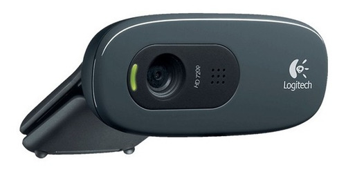 Cámara web Logitech C270 HD 30FPS color negro