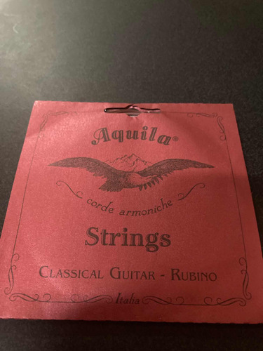 Cuerdas De Guitarra Clásica Aquila Rubino