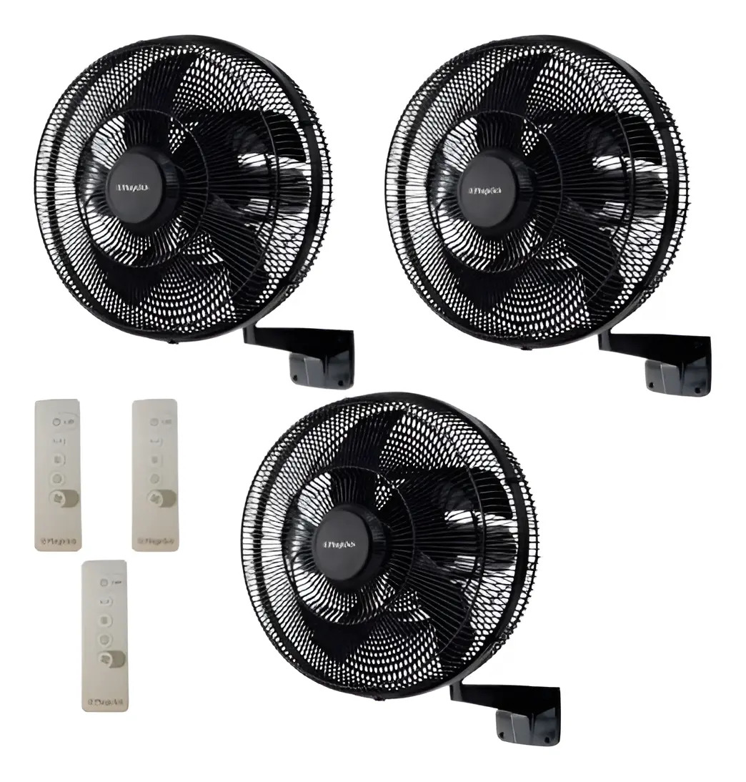 Ventilador de Pared Semi Industrial 20" Magiclick con Control 5 Aspas Oscilante