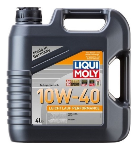 Aceite Liqui Moly Semisintetico 10w40 Leichtlauf Performance