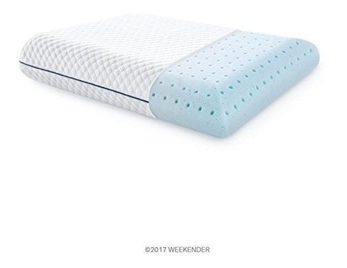 Almohada De Espuma Con Memoria De Gel Ventilada Weekender -