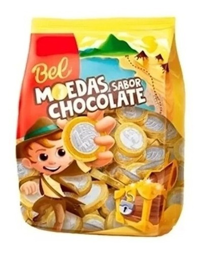 Moedas De Chocolate-kit 5 Pacotes De 500gr Cada- Bel