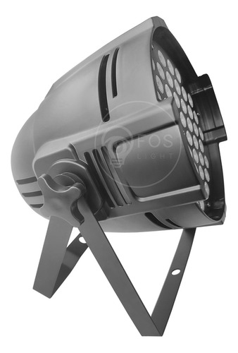 2x Refletor Par Led Rgbwa 54 Leds 3w Dmx Optipar Alumínio