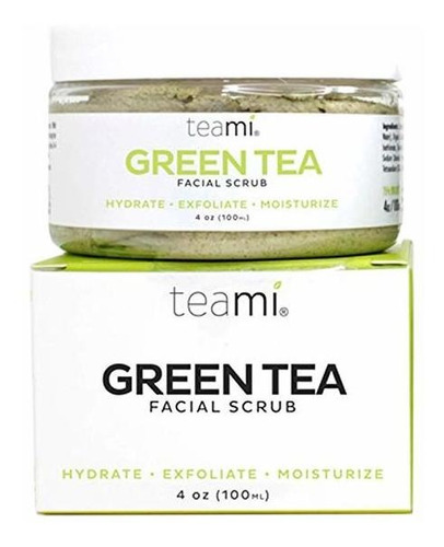 Teami Detox Exfoliante Facial - Con Té Verde - Exfoliar, Hid