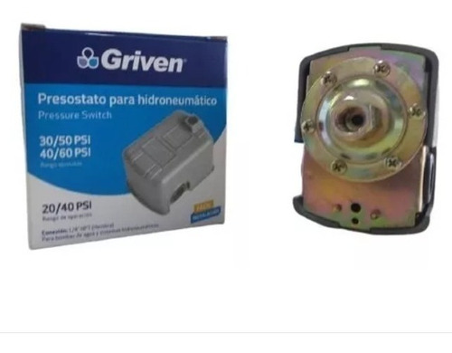 Presostato Para Hidroneumatico Griven 20-40 Psi