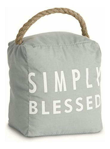 Pavilion Gift Company 72154 Simply Blessed Tope Para Puerta,