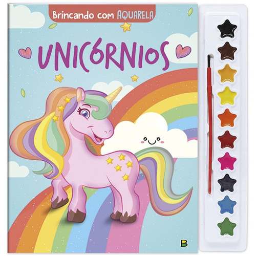 Brincando com Aquarela: Unicórnios, de © Todolivro Ltda.. Editora Todolivro Distribuidora Ltda. em português, 2020