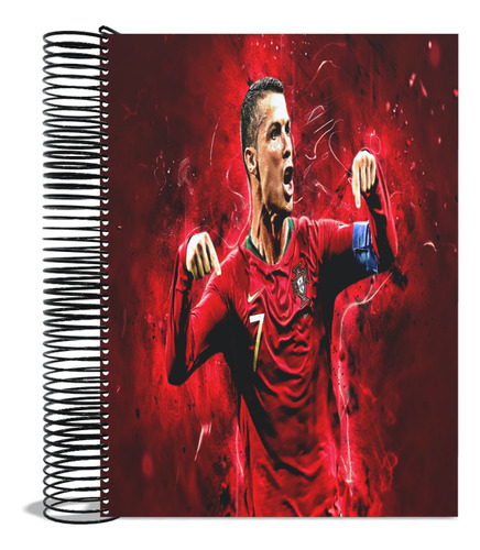 Caderno De 10 Matérias  200fls Cristiano Ronaldo