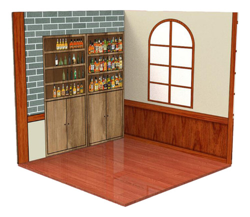 Fondo De Modelo De Escena De Fondo Para Figuras Casa De Te