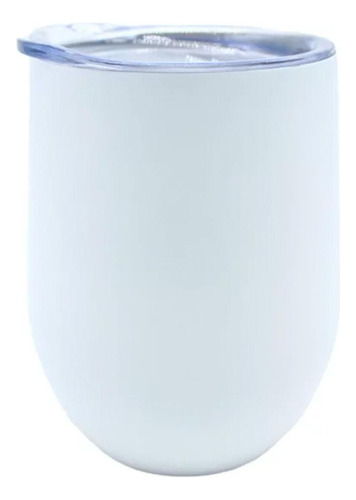 Termo Acero Inoxidable 12 Oz Blanco Liso