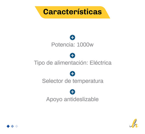Imagen 2 de 10 de Anafe Eléctrico Kanjihome 1 Hornalla 1000w Negro Lh Cuotas