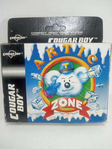 Jogo Cartucho Cougar Boy Artic Zone Completo Caixa 