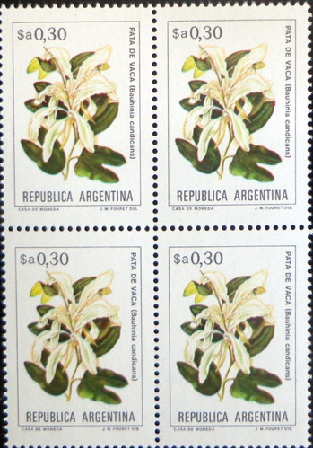 Argentina Flores, Cuadro Gj 2102 $a 0,30 Fósf 83 Mint L9779