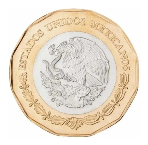 Moneda $20, 500 Años Fundación De  Veracruz