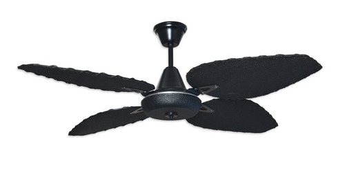 Ventilador De Techo Siena Negro Tono Negro Palas Rattan