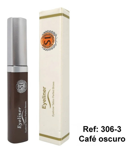 Eyeliner Delineador #306-3 - mL  Color Café oscuro