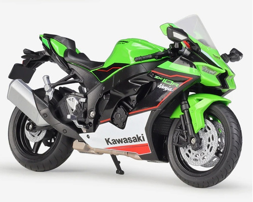 Miniatura Moto Kawasaki Ninja Zx-10r Racing Welly 1:12 17cm