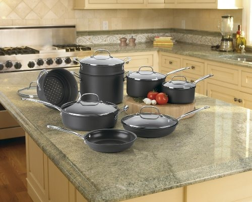 Imagen 2 de 5 de Kit De Utensilios De Cocina De 14 Piezas Anodizado Duro Cla