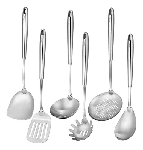 Juego De Utensilios De Cocina De Acero Inoxidable 304, 6 Pie