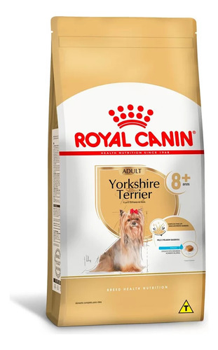 Ração Yorkshire Terrier 8+ Cães Adultos Royal Canin 2,5kg