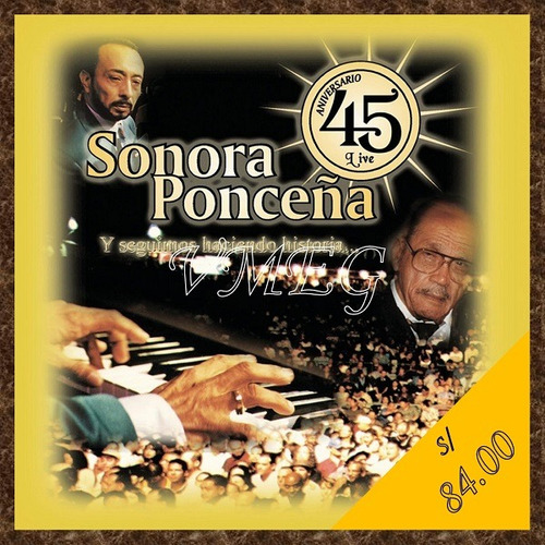 Vmeg Cd Sonora Ponceña 2000 45 Aniversario: Live