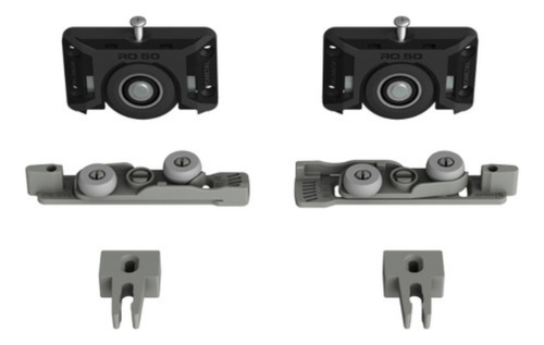 4 Kit Sistema Deslizante Ro 504032 Flex Porta De Correr